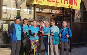 Marche Nordique Téléthon de Cuges les Pins