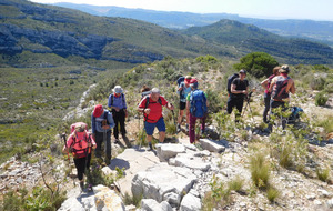 Rando matinale - la colline du peycai depuis Simiane